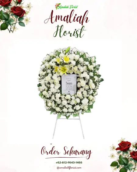 Krans Bunga Duka Cikulur